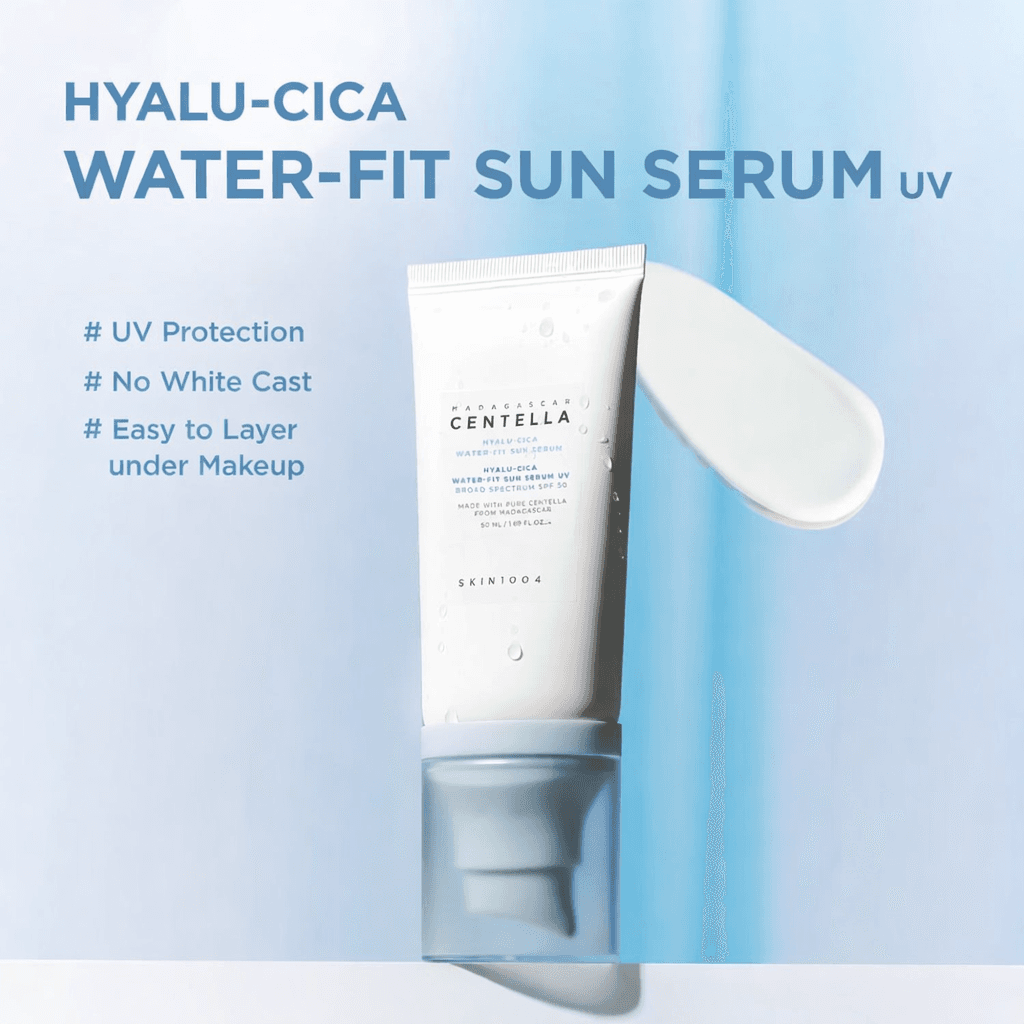 Madagascar Centella Hiyalu-Cica Water-fit Sun Serum